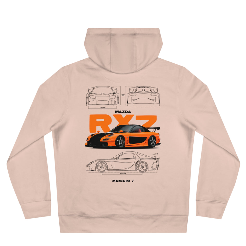 Mazda RX-7 Rennhoodie