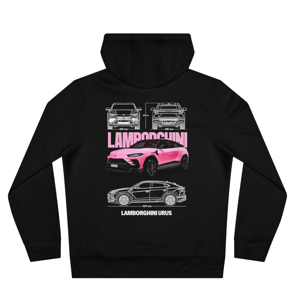 Pink Lamborghini Urus Hoodie