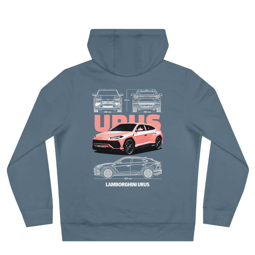 Soft Pink Lamborghini Urus Hoodie