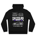 Porsche 911 GT3 RS Auto-Hoodie | Rennweiß/Blau
