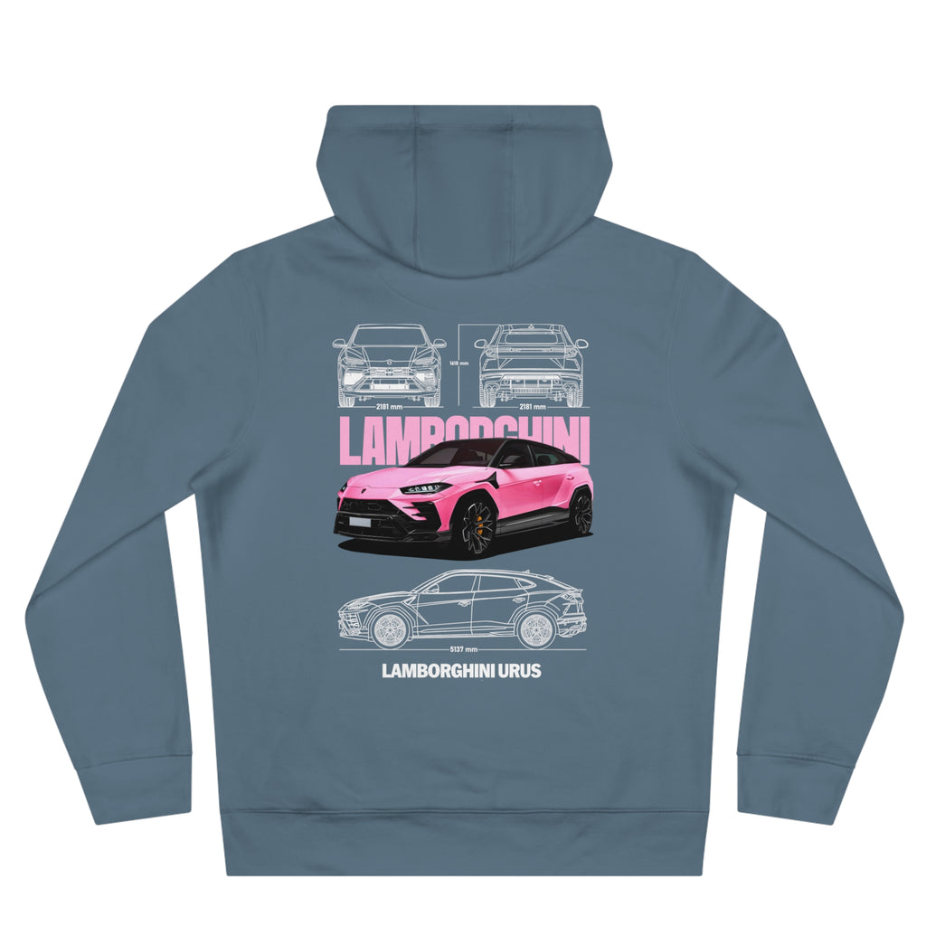 Pink Lamborghini Urus Hoodie