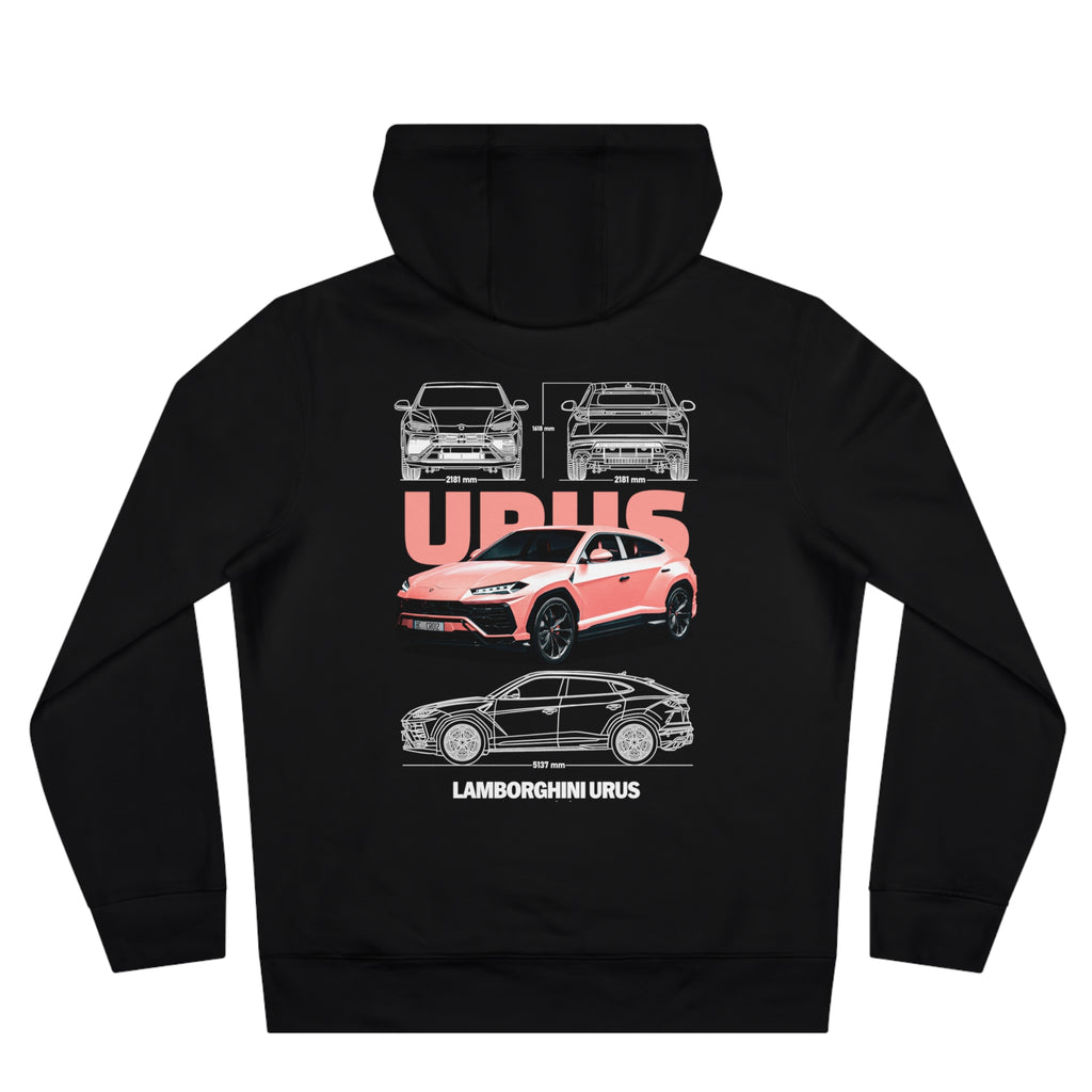 Soft Pink Lamborghini Urus Hoodie